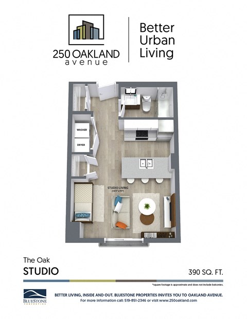 250 Oakland Avenue Studio-1 Bed Apartment for Rent - Photo Gallery 14